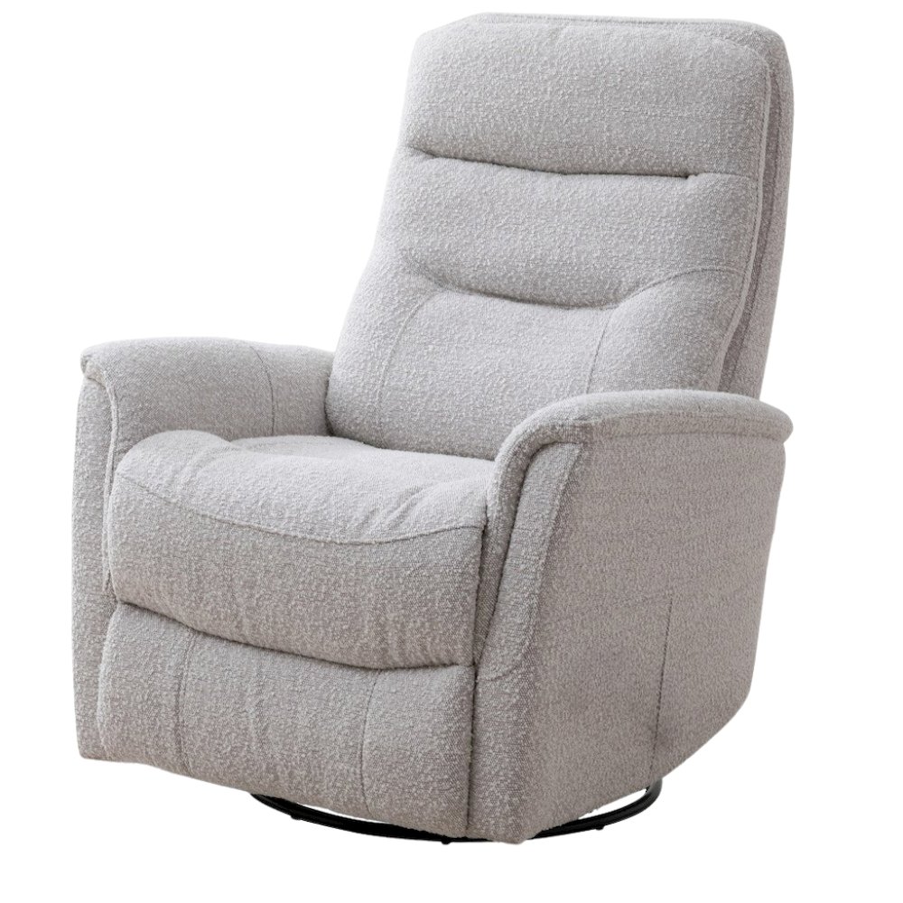 Bloke Cotton Recliner Nursery Glider  – Elegant Boucle Chairs for Comfort. Picture 2