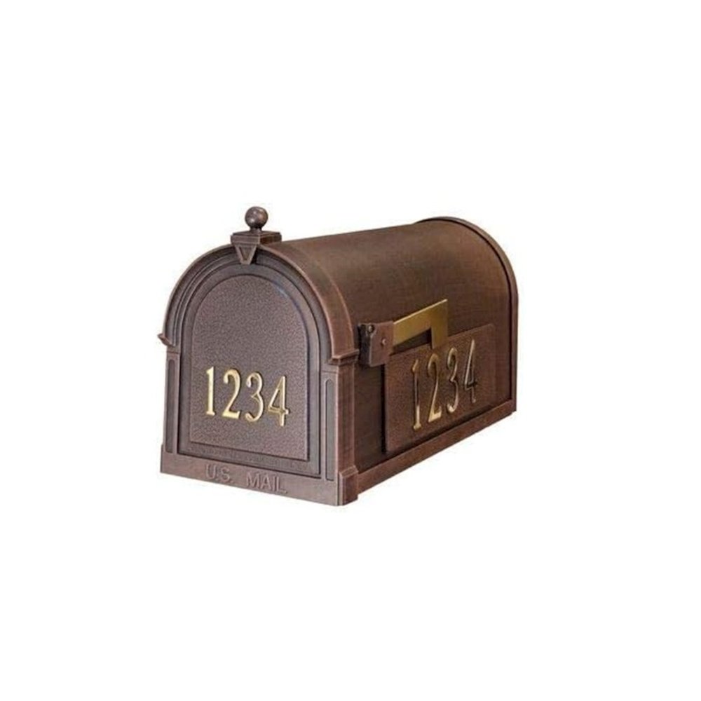 Berkshire Curbside Mailbox with Front and Side Numbers. Picture 1