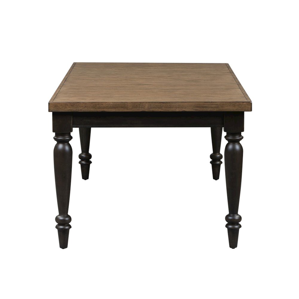 Harvest Home Rectangular Leg Table in Chalkboard. Picture 3