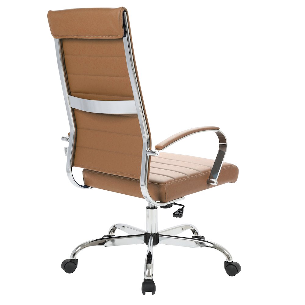 Benmar High-Back Leather Office Chair. Picture 4
