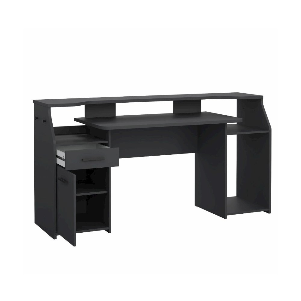 Function Plus Gaming Desk, Matt Grey. Picture 2