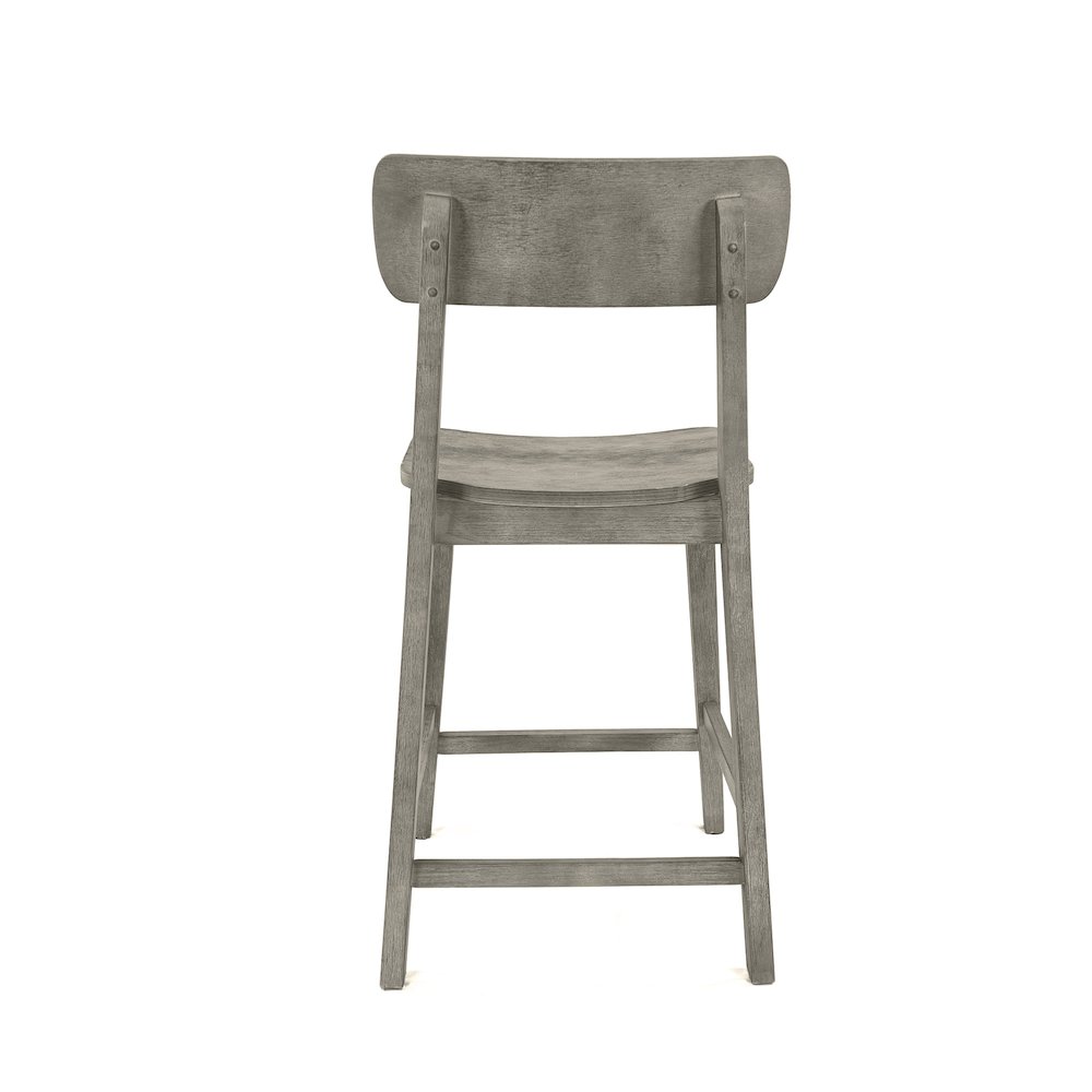 Torino Wood Counter Stool - Fallen Rock. Picture 6