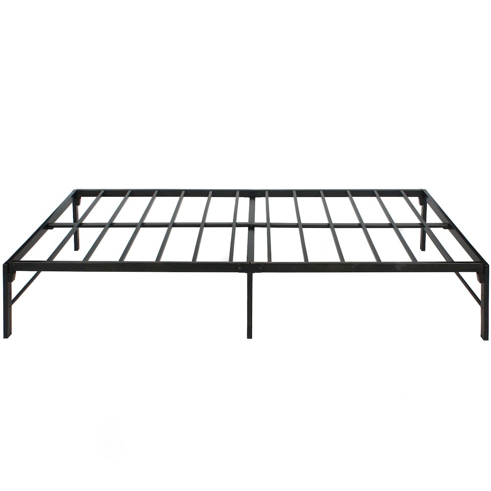 Better Home Products Lily Foldable Welded Black Metal Platform Bed Frame Twin. Picture 7