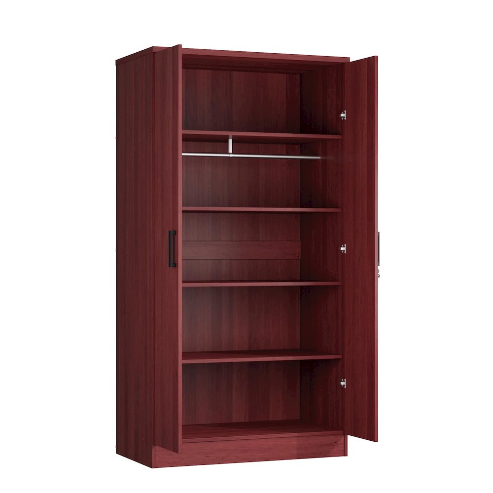 2 Doors Wardrobe with Shelves. Picture 5