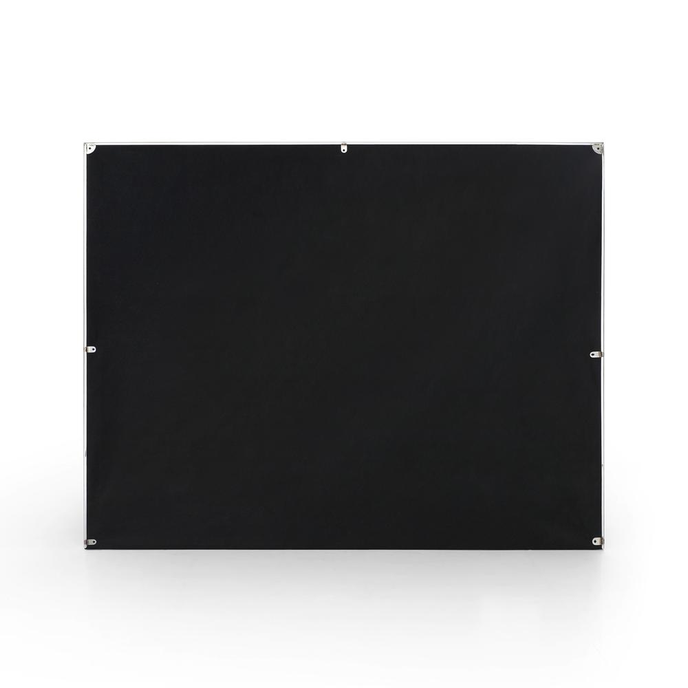 Better Home Products Sophia Velvet Queen Bed with Silver Metal Frame in Black. Picture 8