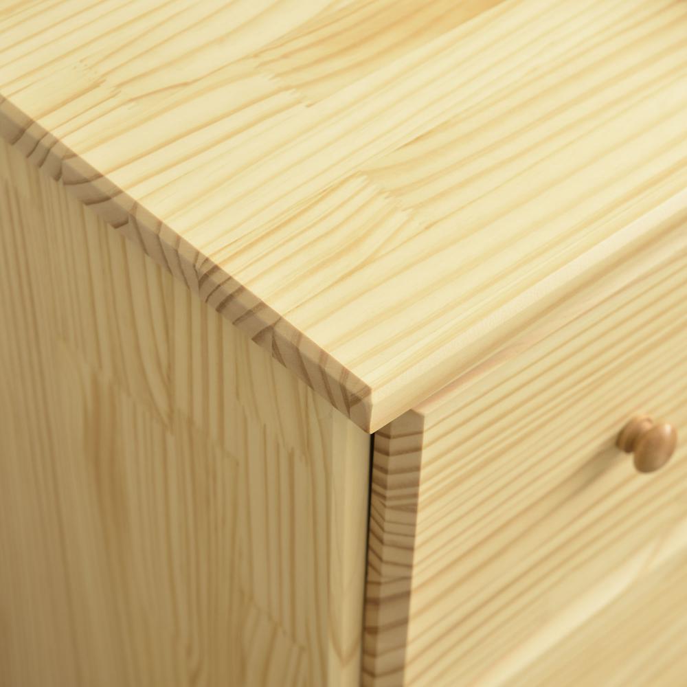 Better Home Products Solid Pine Wood 6 Drawer Double Dresser in Natural.. Picture 4