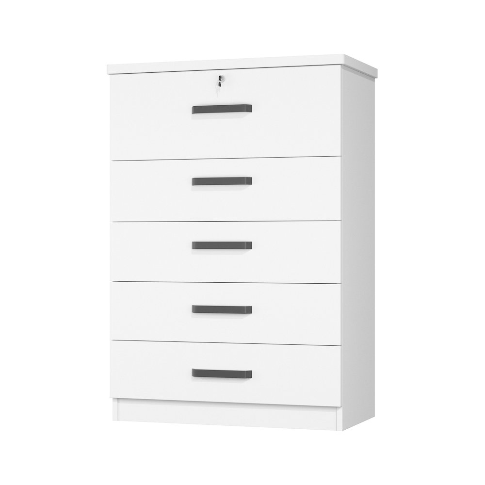 5 Drawers Chest with Top Deep Drawer & Large Drawers. Picture 1