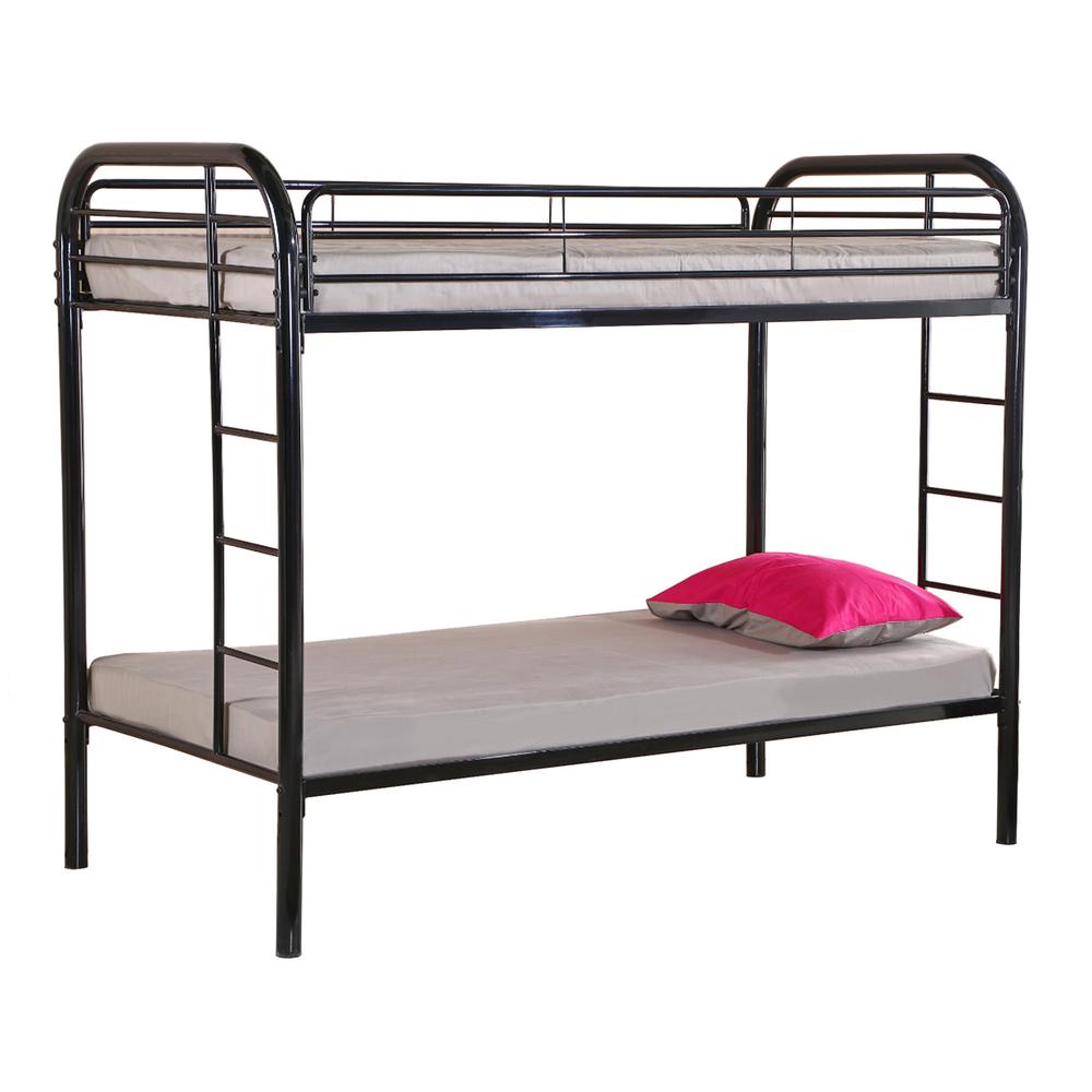 Better Home Products Oasis Twin over Twin Metal Bunk Bed. Picture 3