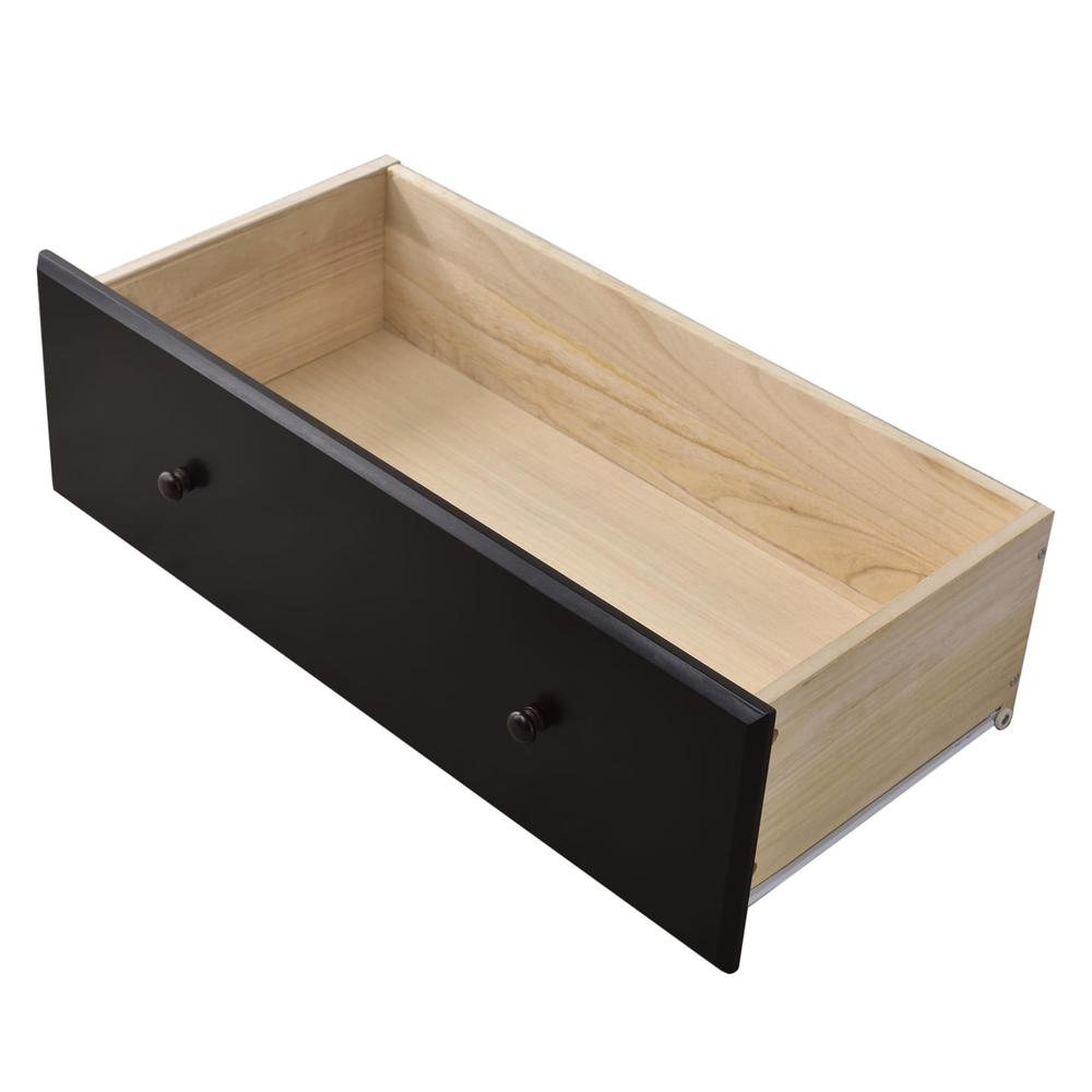 Better Home Products Isabela Solid Pine Wood 4 Drawer Chest Dresser in Tobacco. Picture 5