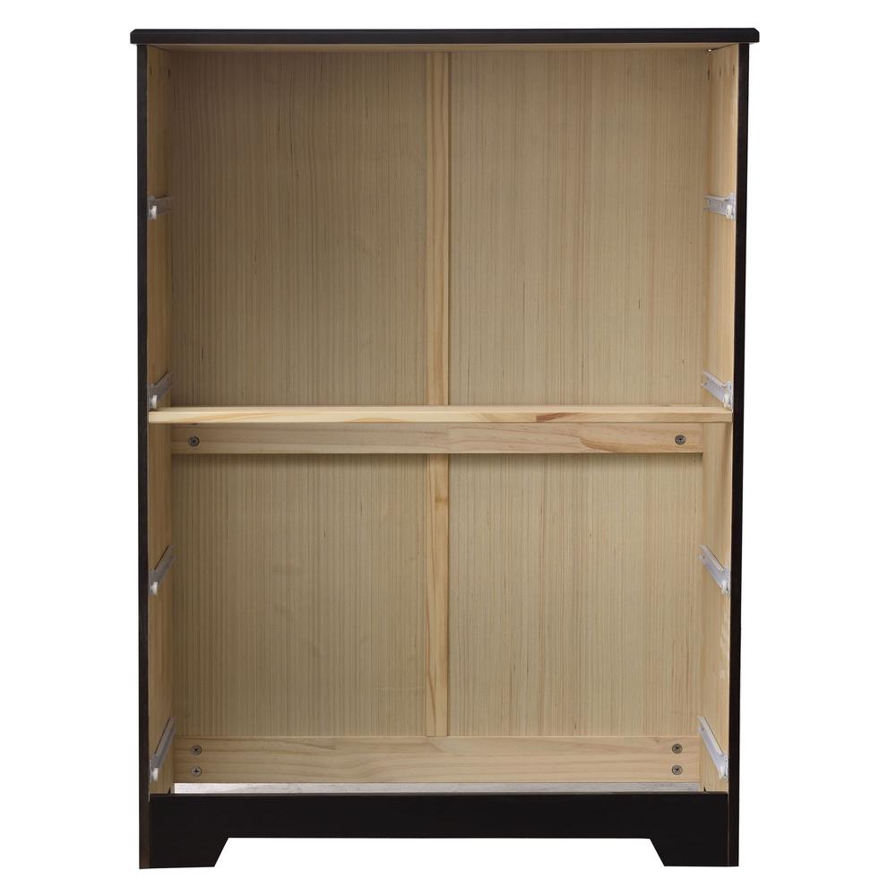 Better Home Products Isabela Solid Pine Wood 4 Drawer Chest Dresser in Tobacco. Picture 8