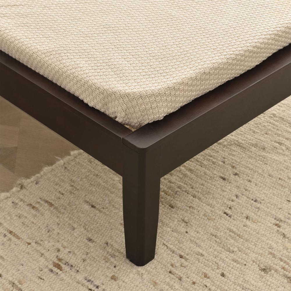 Better Home Products Stella Solid Pine Wood Twin Platform Bed Frame in Tobacco. Picture 6