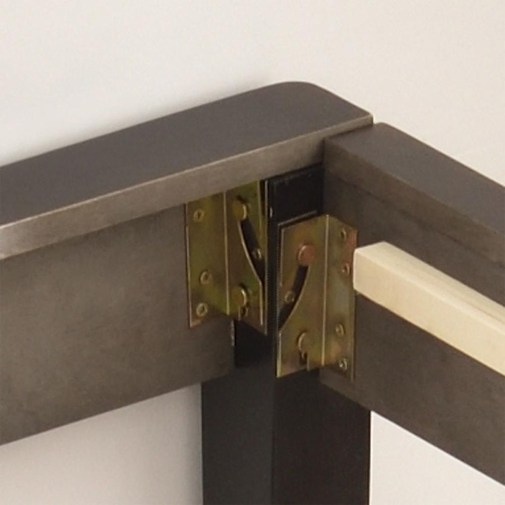 Better Home Products Stella Solid Pine Wood Twin Platform Bed Frame in Tobacco. Picture 7