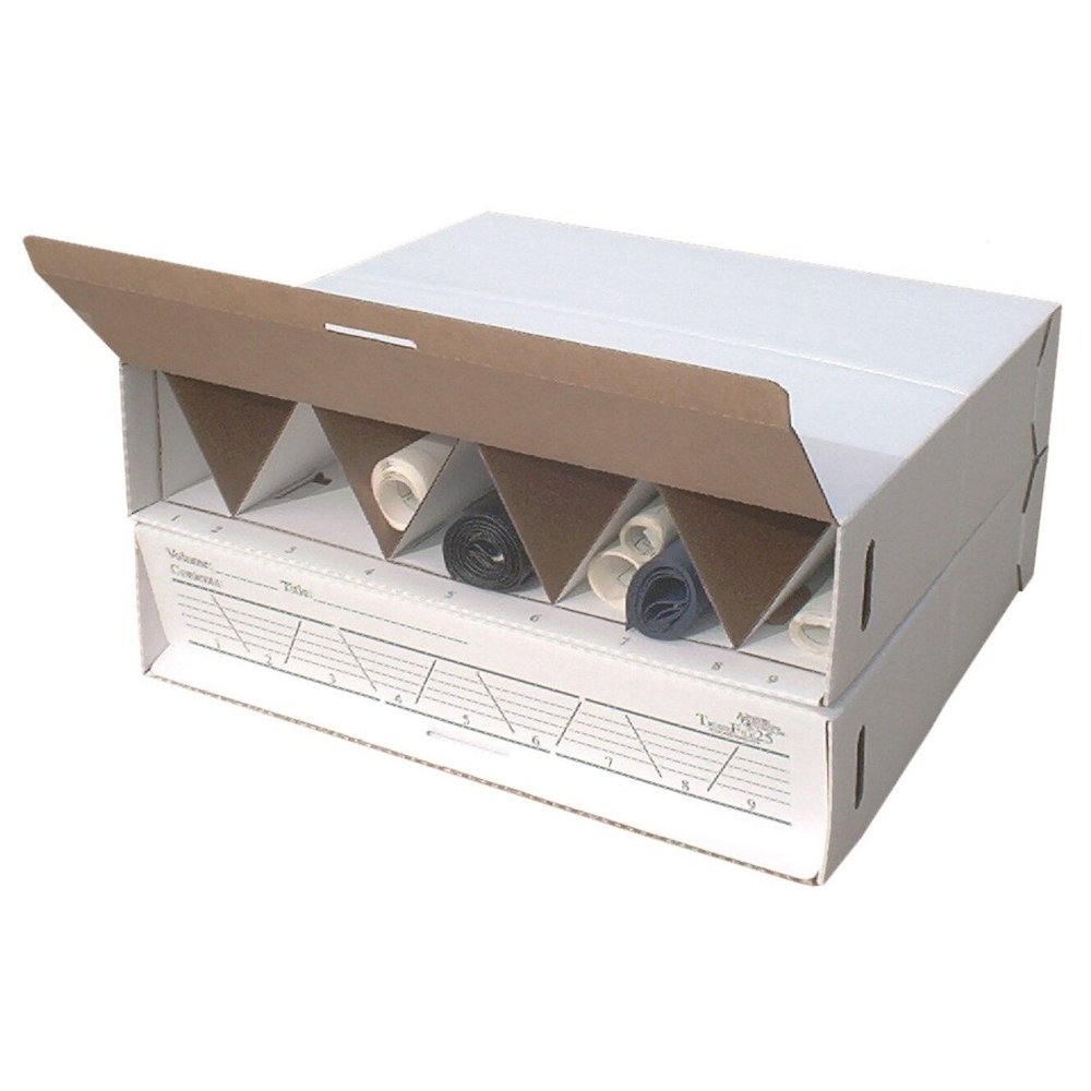 TussFile25 Modular Stackable Roll Storage Up to 24” In Length, 2/PK. Picture 1