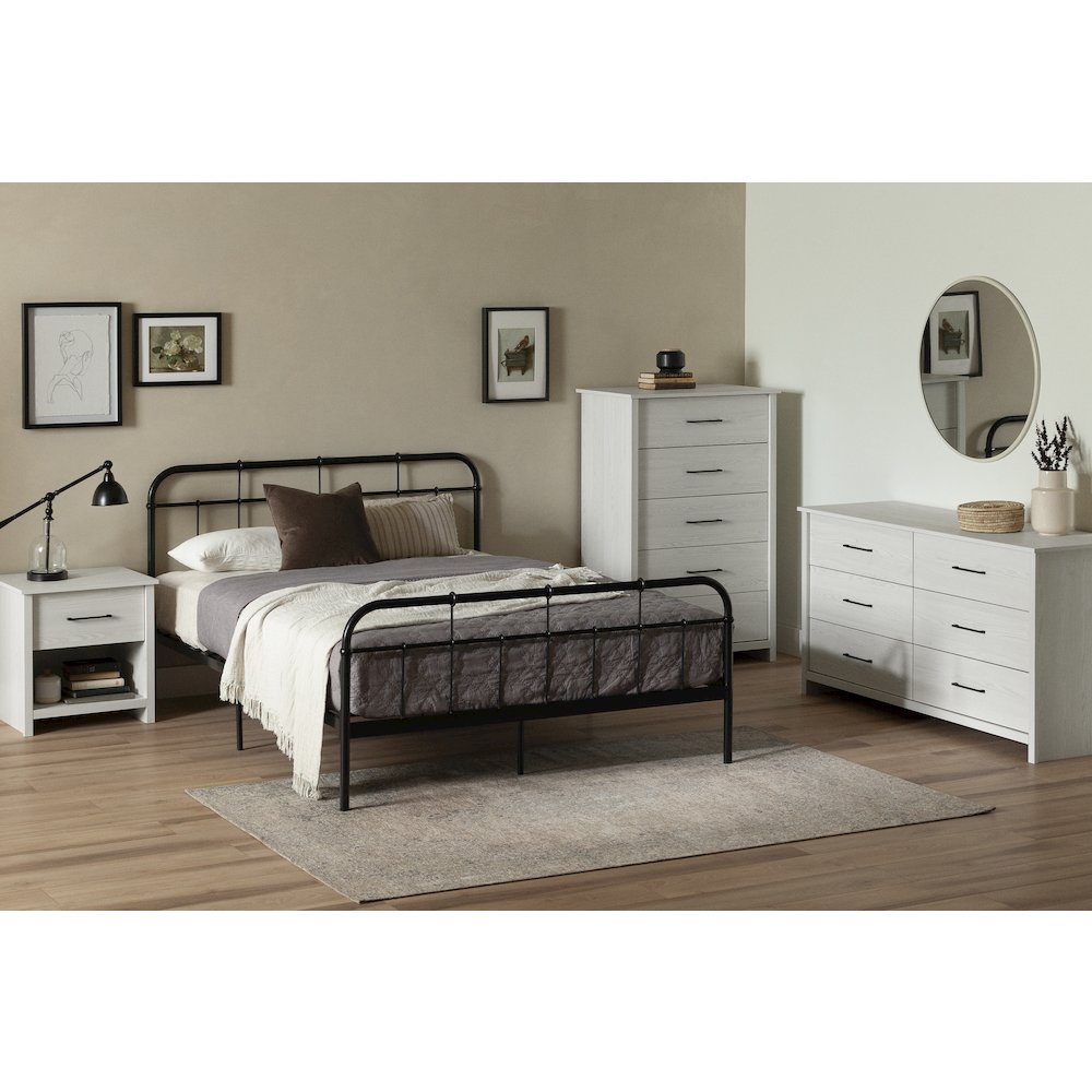 Fernley Double Dresser, White Pine. Picture 2