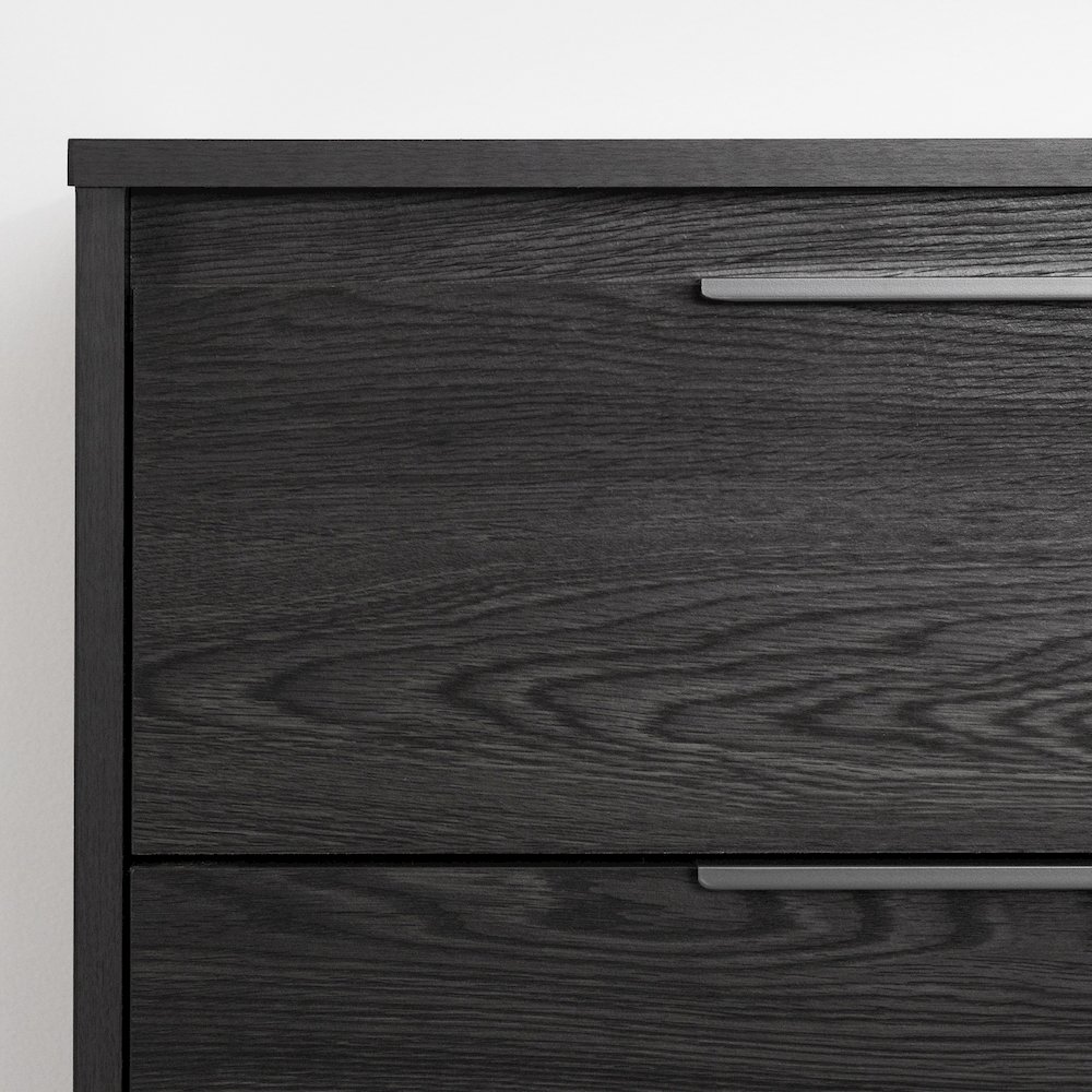 Hourra 6-Drawer Double Dresser, Gray Oak. Picture 4