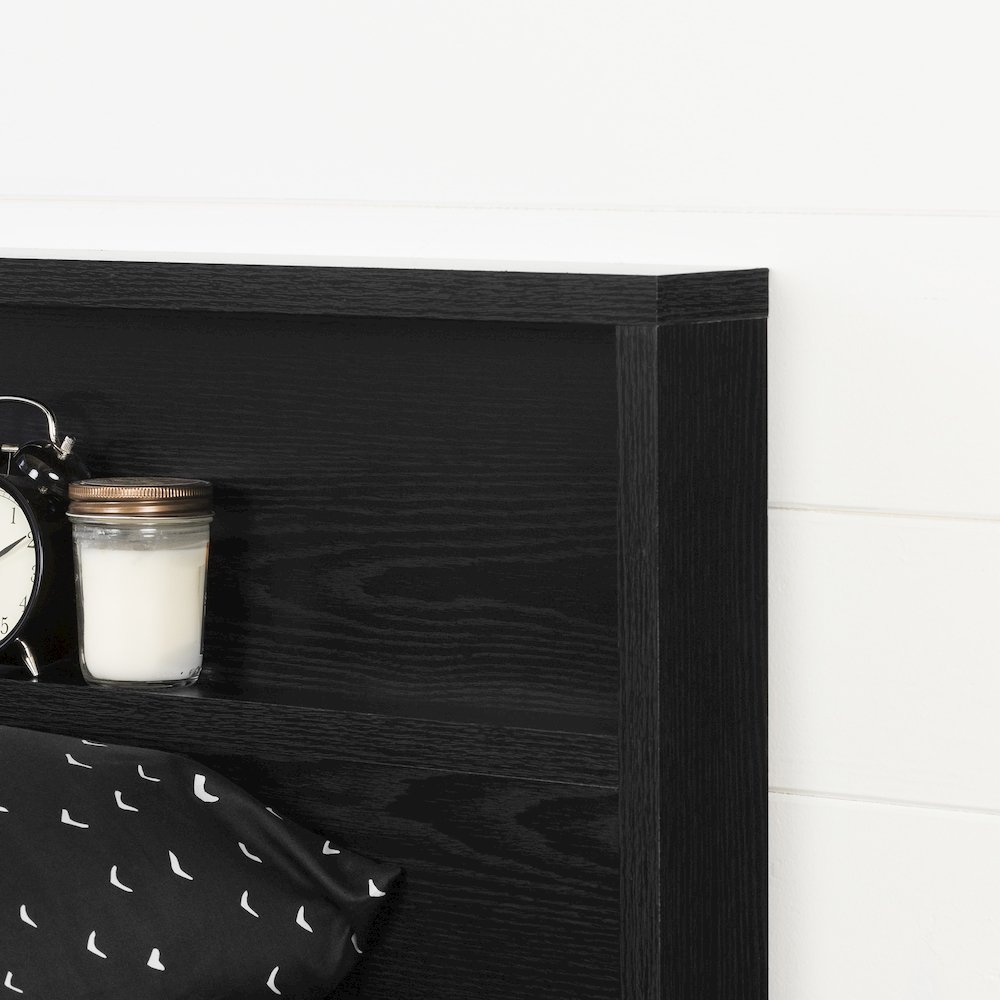 Holland Full/Queen Headboard (54/60''), Black Oak. Picture 3