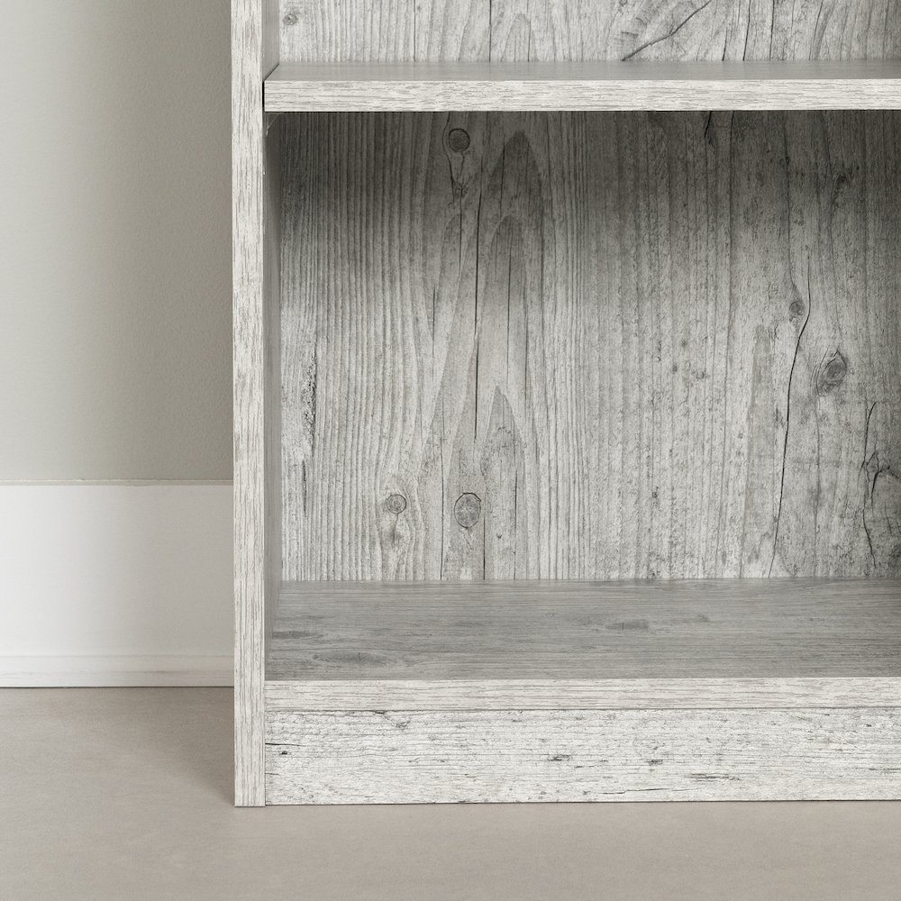 Axess 5-Shelf Narrow Bookcase, Seaside Pine. Picture 3