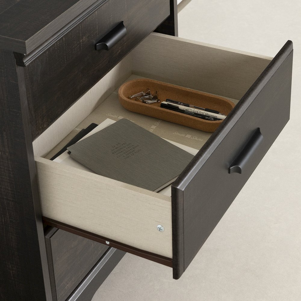 Versa Nightstand Charging Station, Rubbed Black. Picture 4