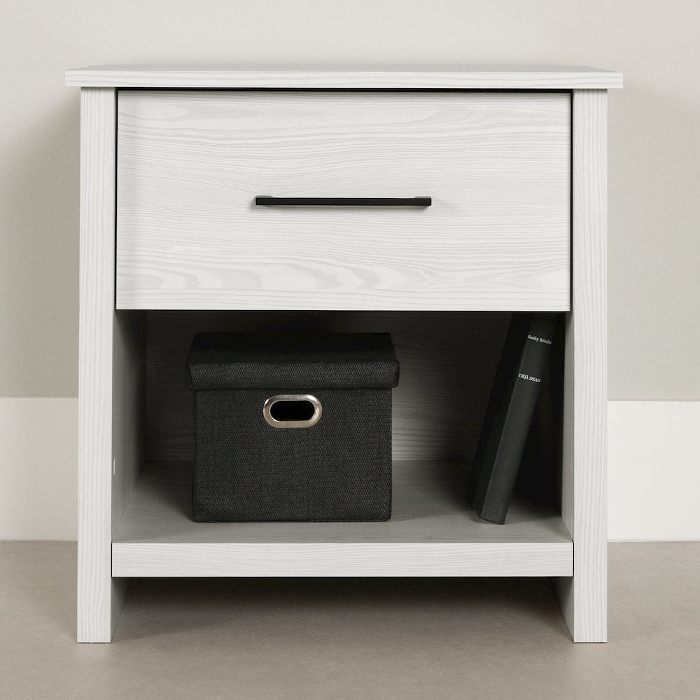 Fernley Nightstand, White Pine. Picture 4