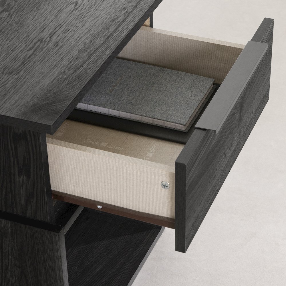 Hourra Nightstand, Gray Oak. Picture 3