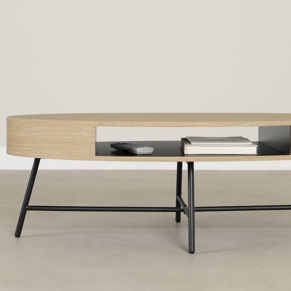 Mezzy Coffee Table, Pale Oak. Picture 3