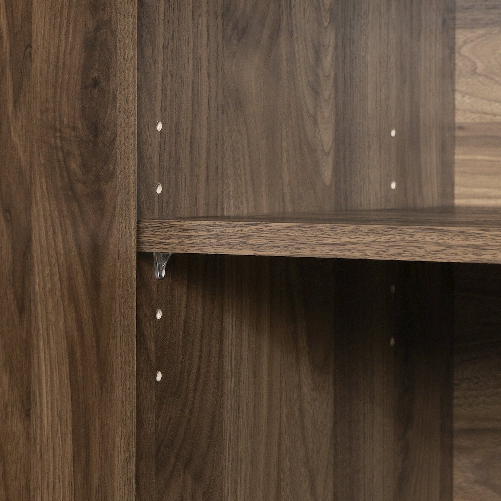 Maliza Storage Cabinet, Natural Walnut and Oxide Brown. Picture 4