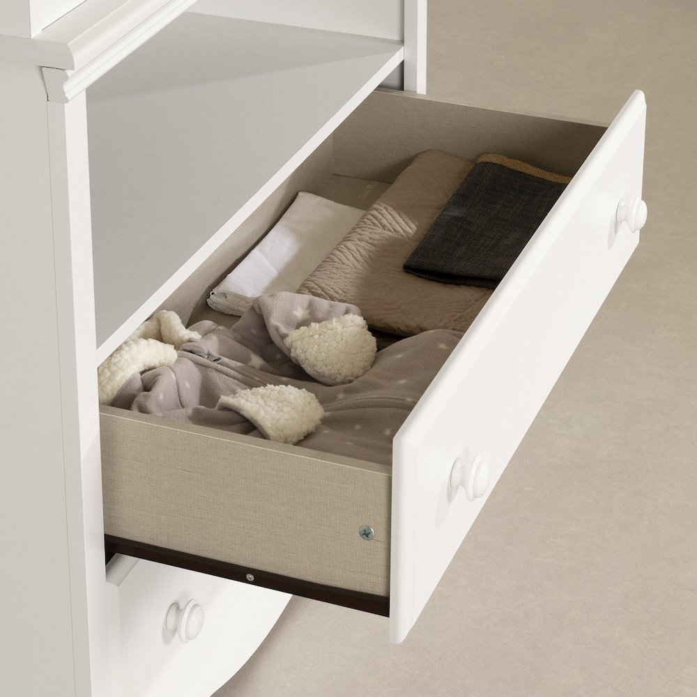 Angel Baby Crib and Changing Table Set, Pure White. Picture 4