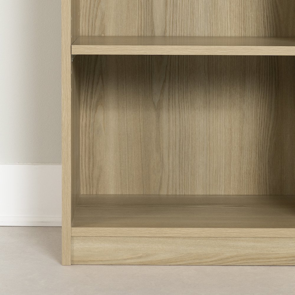 Axess 5-Shelf Narrow Bookcase, Natural Ash. Picture 3