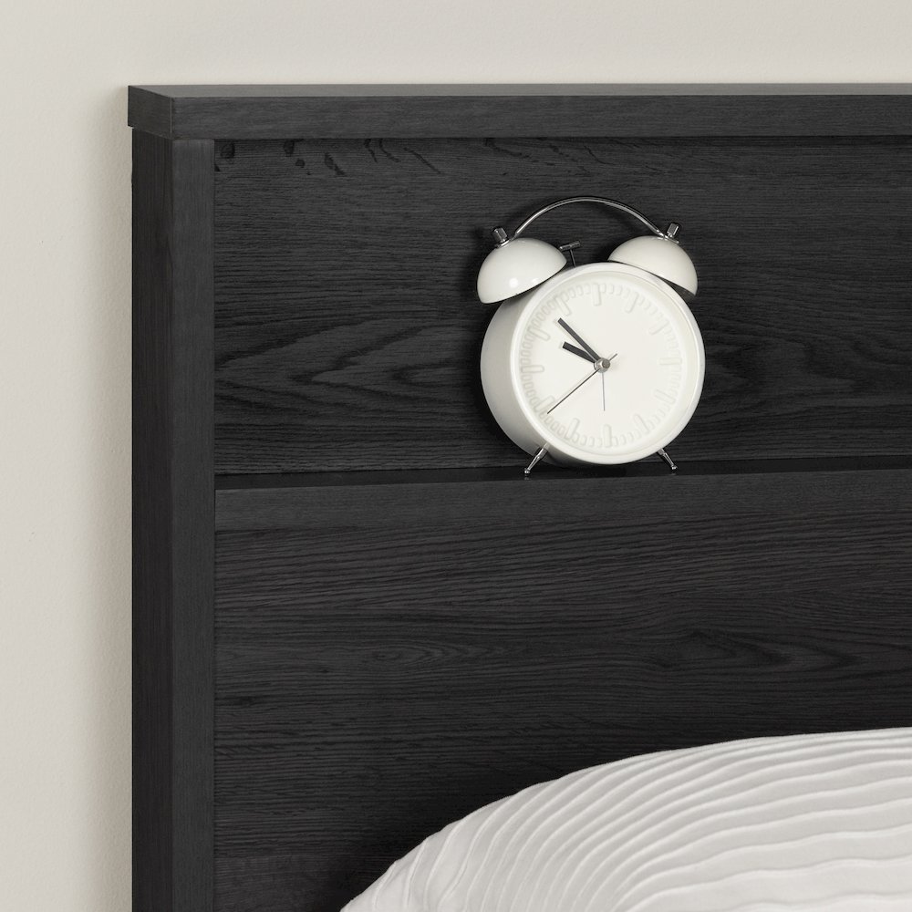 Holland Bed and Headboard Set, Gray Oak. Picture 3