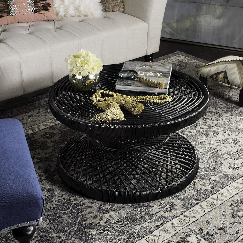Safavieh Grimson Coffee Table, Black. Picture 6