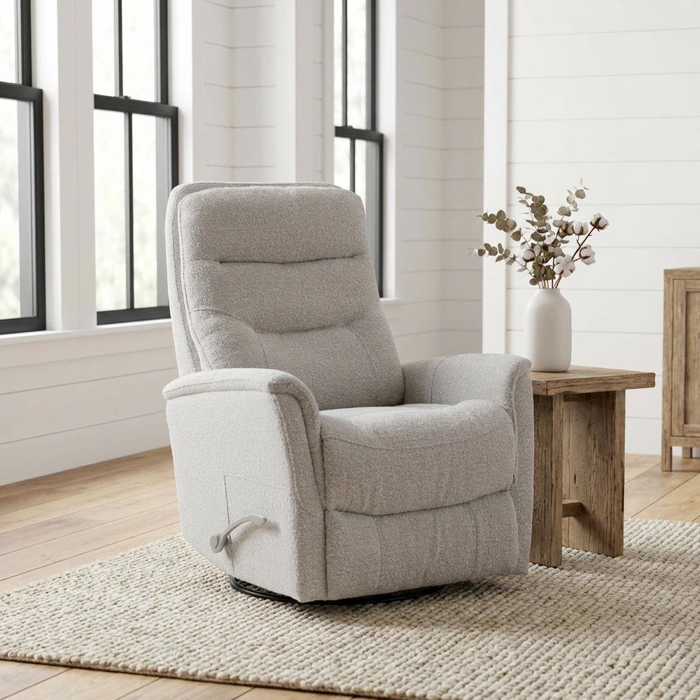 Gemini - Bloke Cotton Swivel Glider Recliner Two Pack. Picture 2