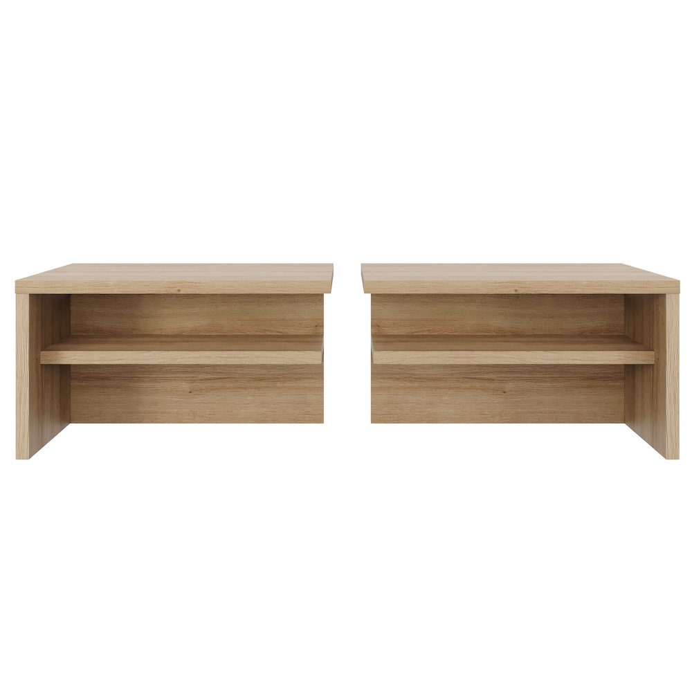Camden Extension Nightstands, Set of 2 Brown Oak. Picture 1