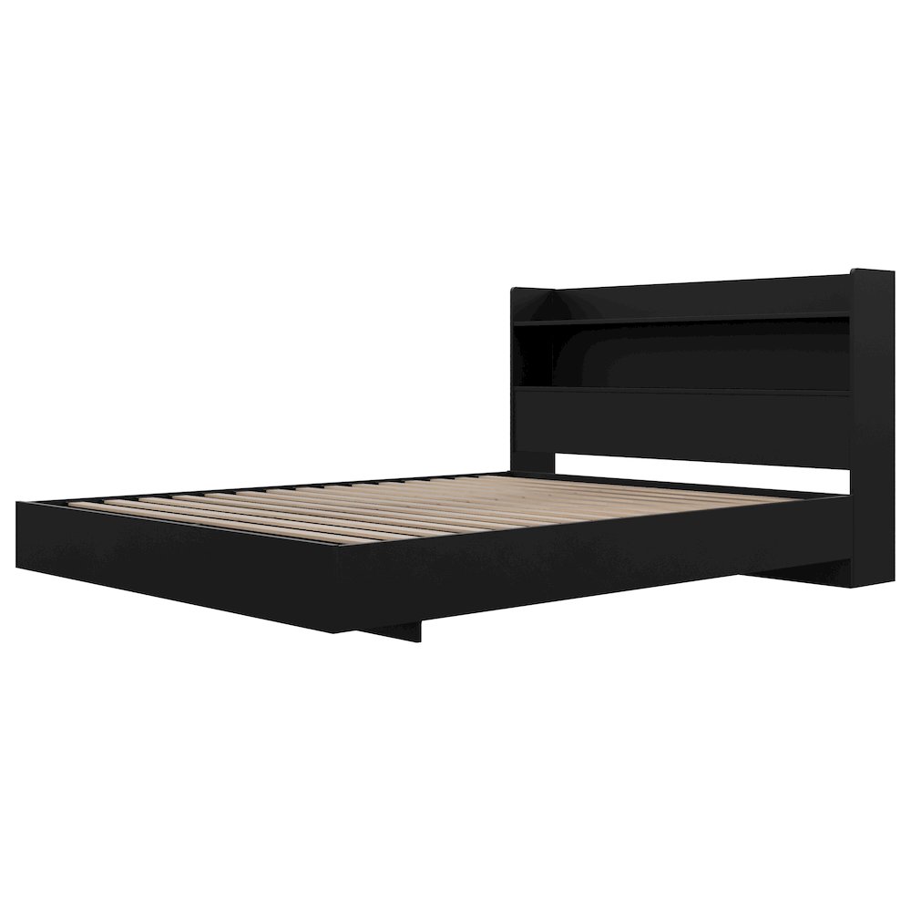Harper 2-Piece Floating Platform Bed Set, Full. Picture 1