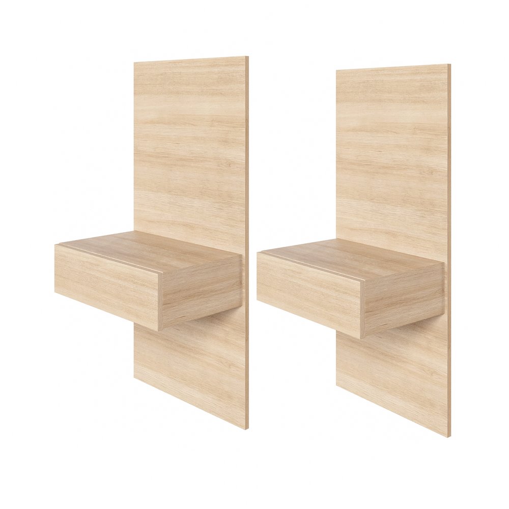 Milano Floating Nightstand Extension Panel Set of 2. Picture 1