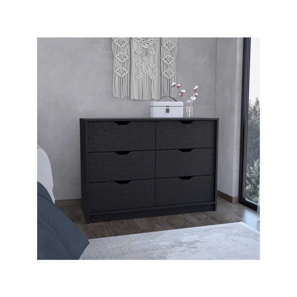 Basilea Dresser Black MDF. Picture 3