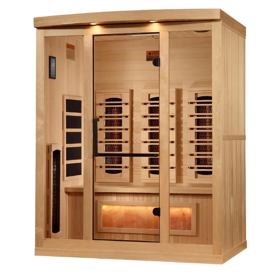 3-Person Full Spectrum PureTech™ Near Zero EMF FAR Infrared Sauna. Picture 1