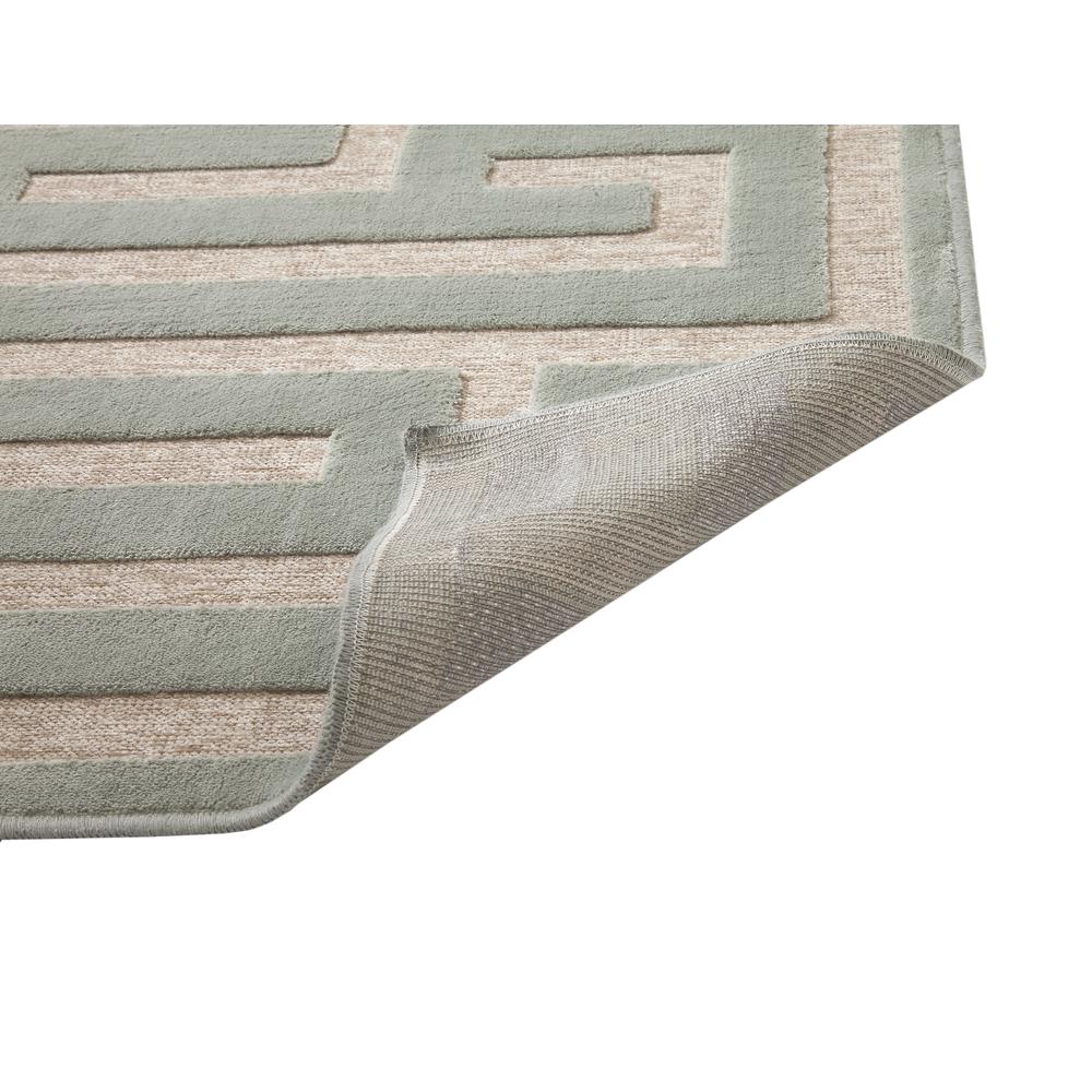 Napa Maze Lt. Blue/Grey Area Rug, 7'10" x 10'10". Picture 3