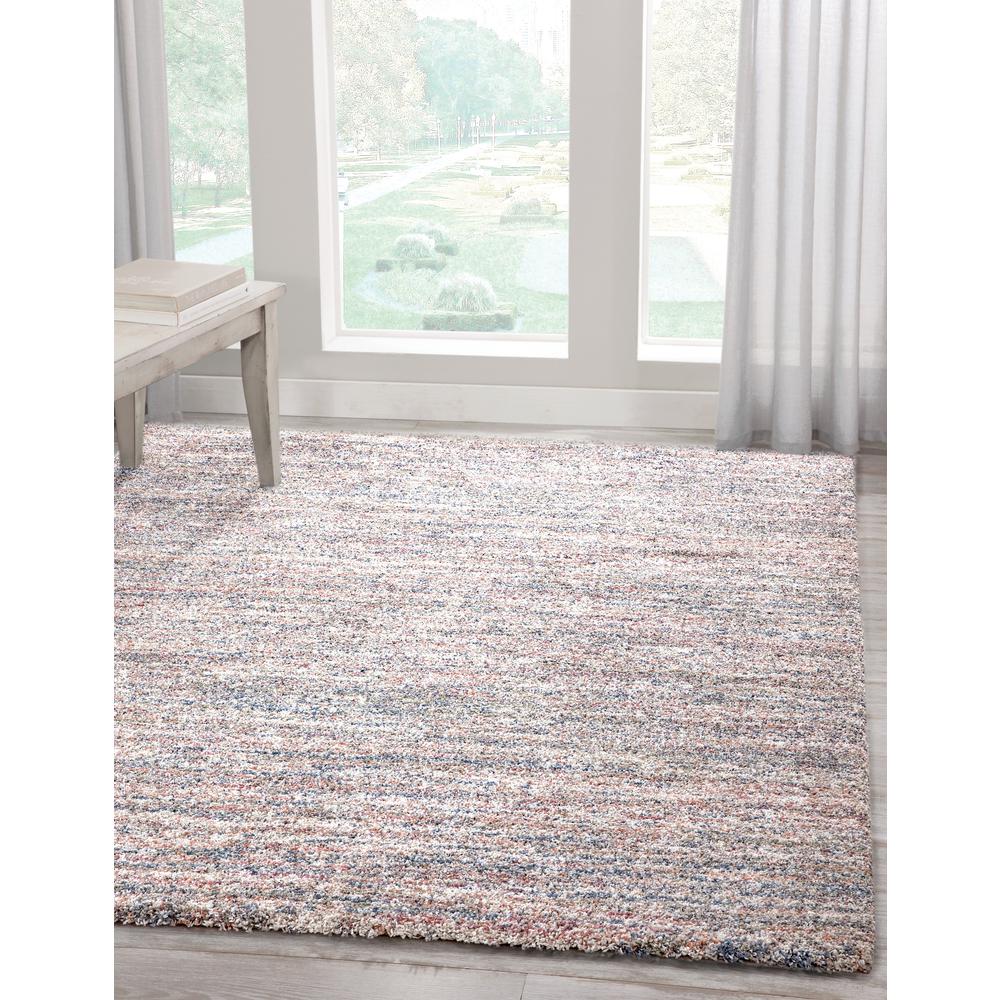 Granada Zira Ivory/Multi Striped Area Rug, 7' 10" x 10' 10". Picture 1