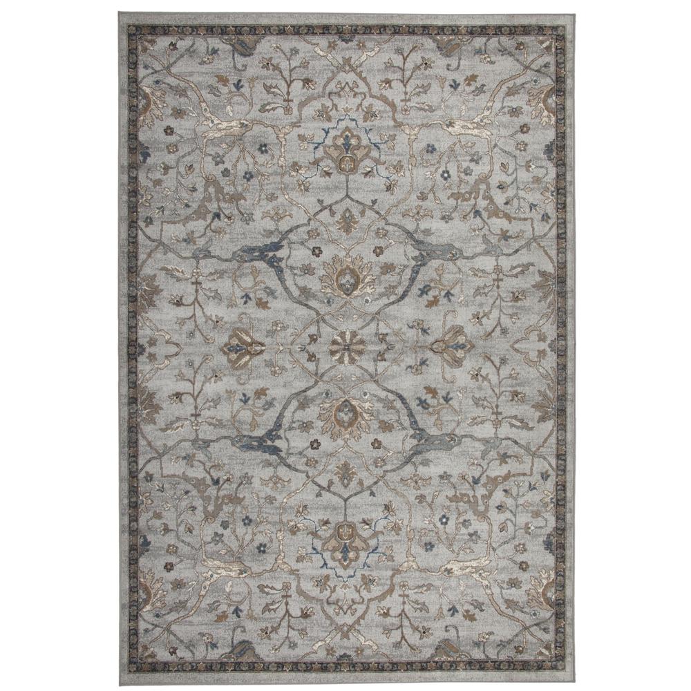 Sonoma Saffron Beige, Blue, and Brown Area Rug, 5'3" x 7'6". Picture 1
