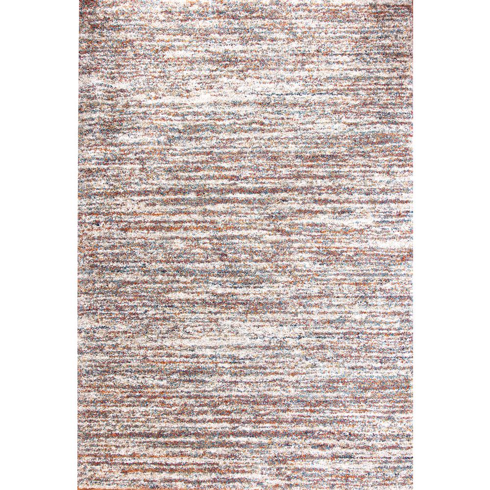 Granada Zira Ivory/Multi Striped Area Rug, 7' 10" x 10' 10". Picture 4