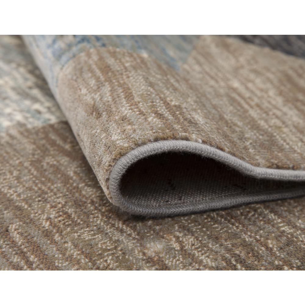 Sonoma Calliope Gray/ Blue/ Natural Geometric Area Rug, 7'10" x 10'1". Picture 4