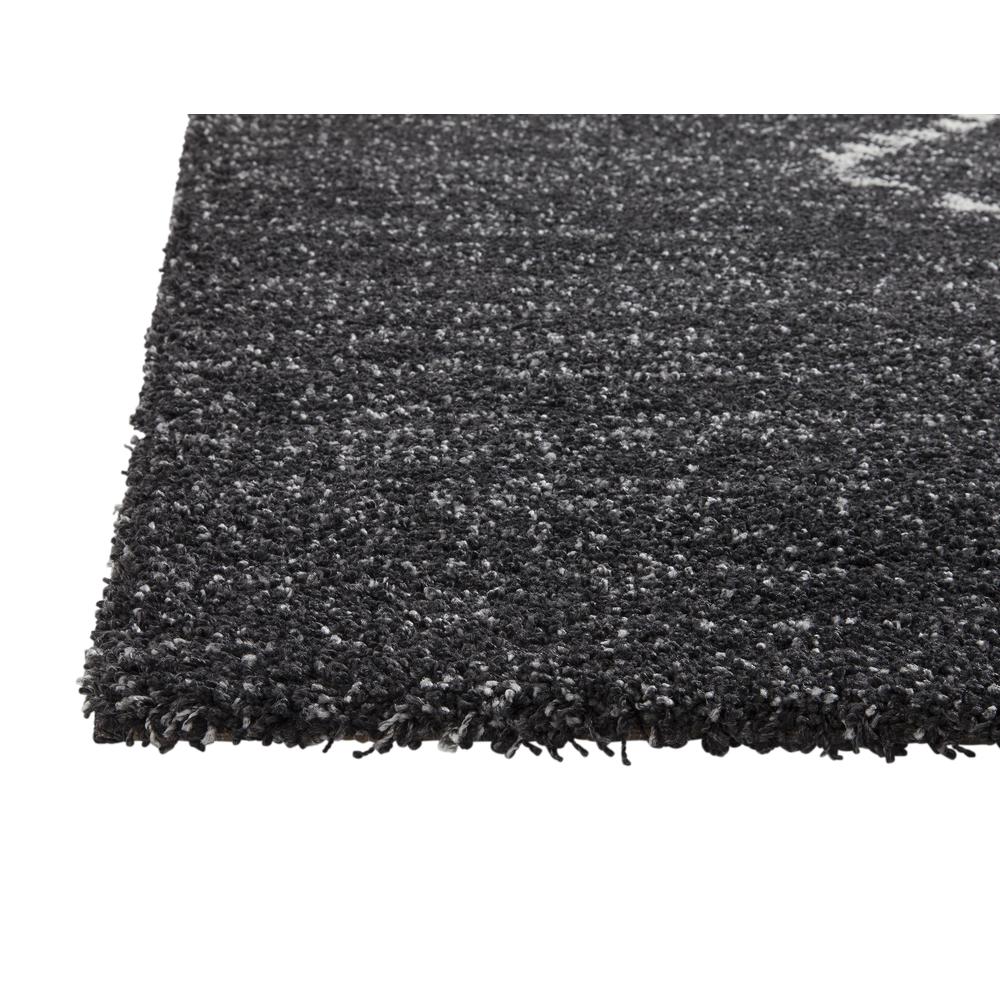 Granada Asher Black/ Ivory Argyle Area Rug, 7' 10" x 10' 10". Picture 5