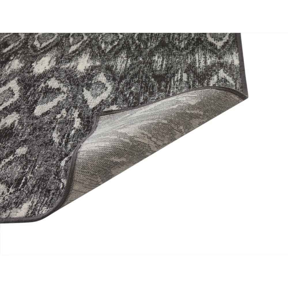 Sonoma Mabel Charcoal, Grey, and Ivory Area Rug, 5'3" x 7'6". Picture 3