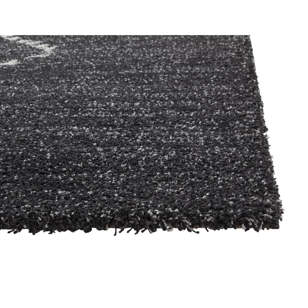 Granada Asher Black/ Ivory Argyle Area Rug, 7' 10" x 10' 10". Picture 2