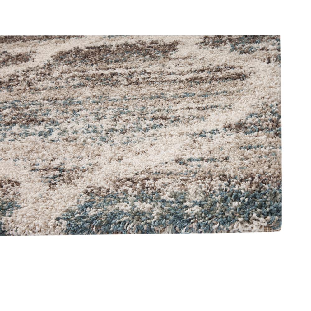 Granada Trellis Blue/Brown/Tan  Area Rug, 5'3" x 7'6". Picture 2