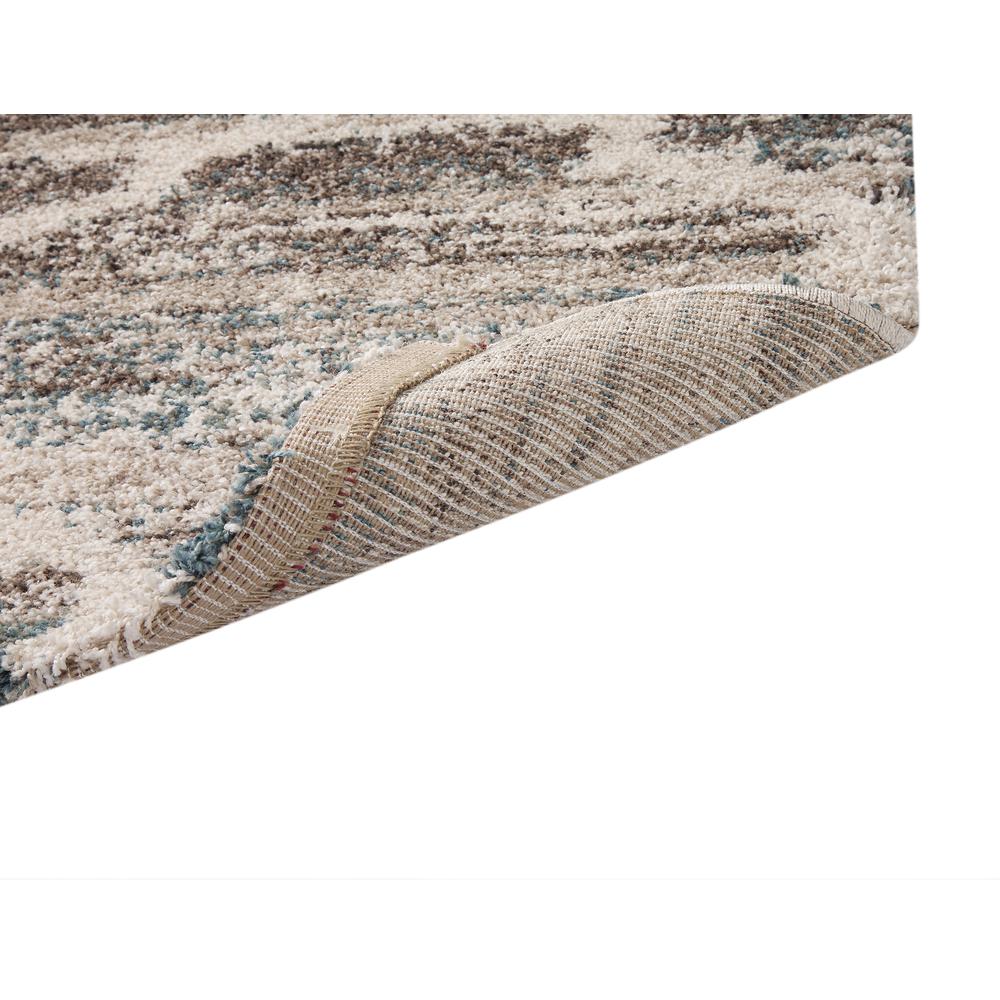 Granada Trellis Blue/Brown/Tan  Area Rug, 7'10" x 10'10". Picture 3