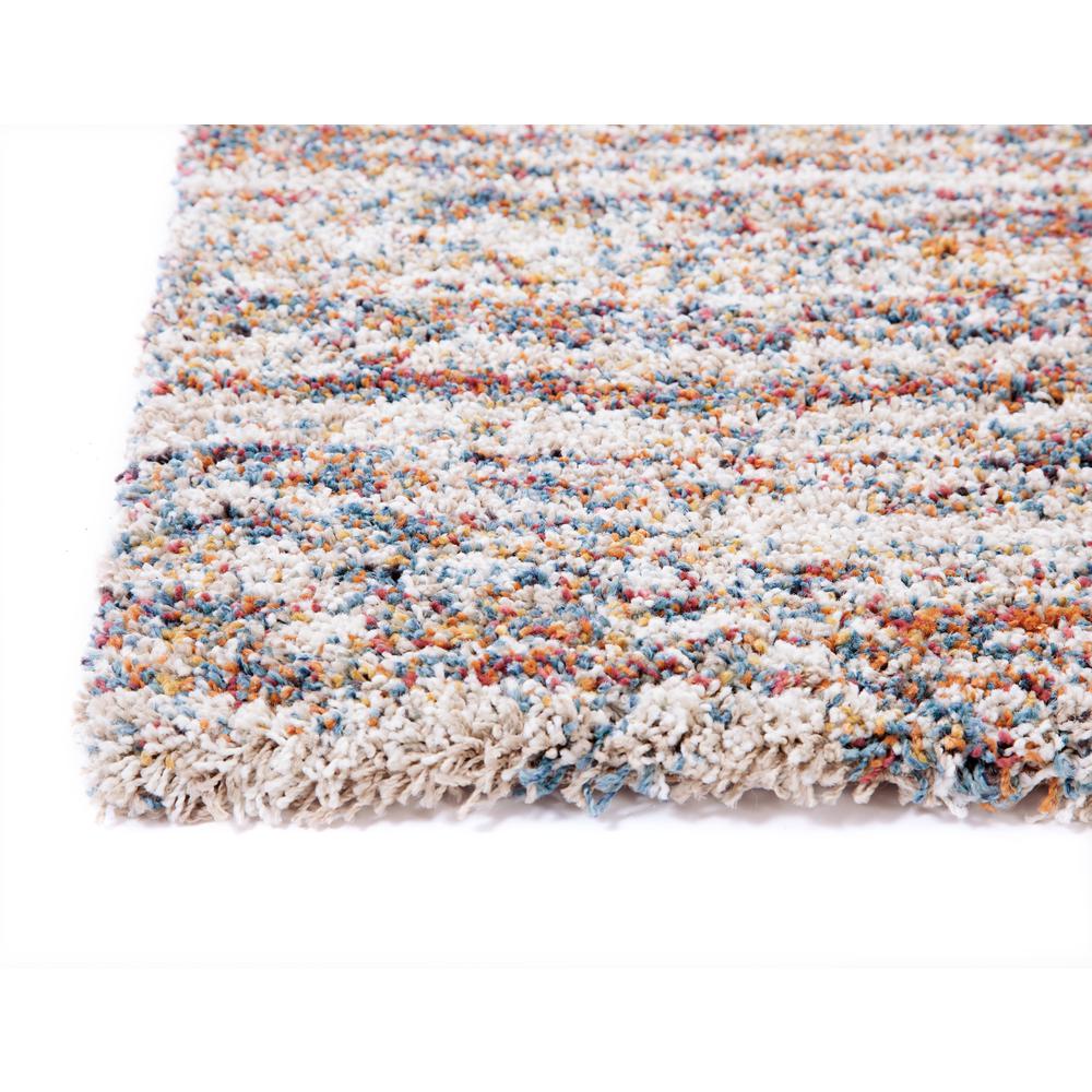 Granada Zira Ivory/Multi Striped Area Rug, 7' 10" x 10' 10". Picture 5
