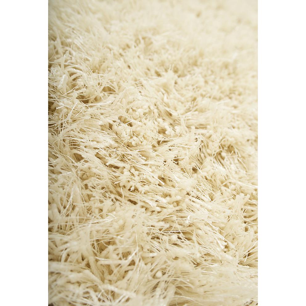 Luxe Shag Ivory Area Rug, 5' x 8'. Picture 3