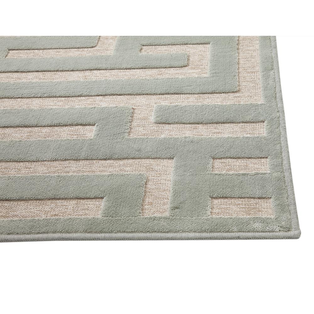 Napa Maze Lt. Blue/Grey Area Rug, 7'10" x 10'10". Picture 2