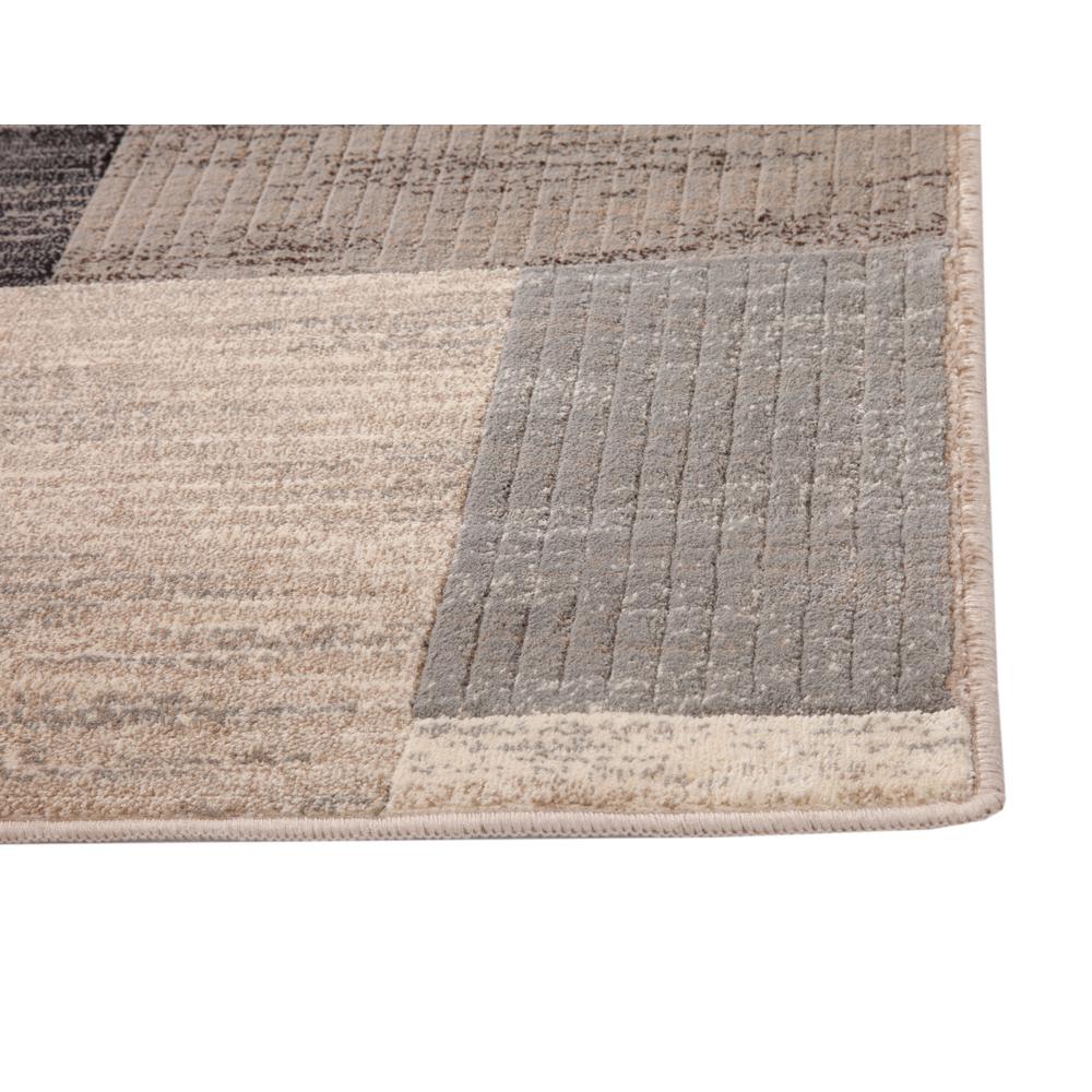 Sonoma Kelso Charcoal/Ivory/Grey Area Rug, 5'3" x 7'6". Picture 3